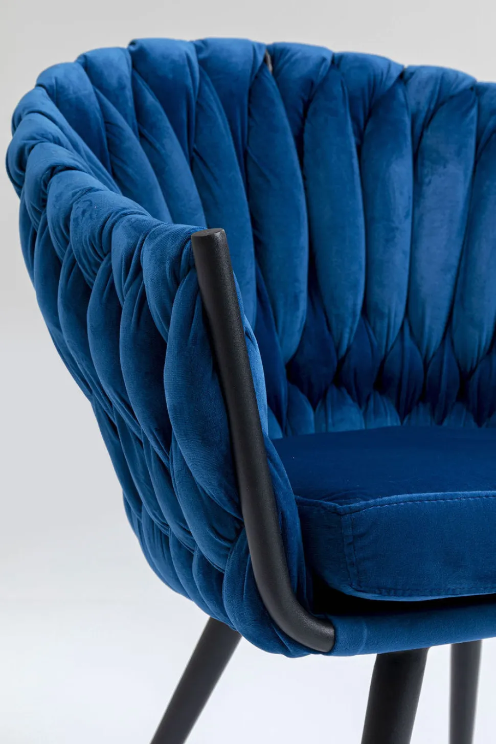 KARE Design Eetkamerstoel Knot Blauw Hot