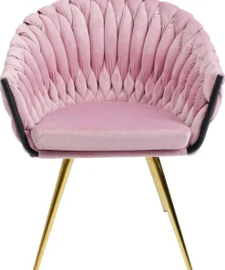 KARE Design Eetkamerstoel Knot Roze Cheap