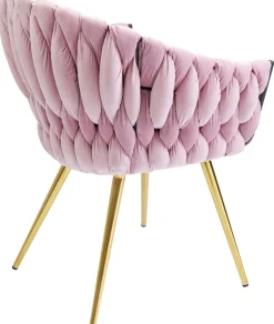 KARE Design Eetkamerstoel Knot Roze Cheap