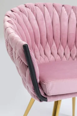 KARE Design Eetkamerstoel Knot Roze Cheap