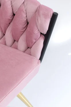 KARE Design Eetkamerstoel Knot Roze Cheap
