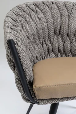 KARE Design Eetkamerstoel Knot Tweed Online