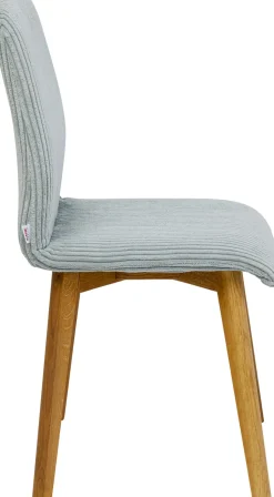 KARE Design Eetkamerstoel Lara Cord Blue Cheap