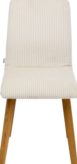 KARE Design Eetkamerstoel Lara Cord Creme Best