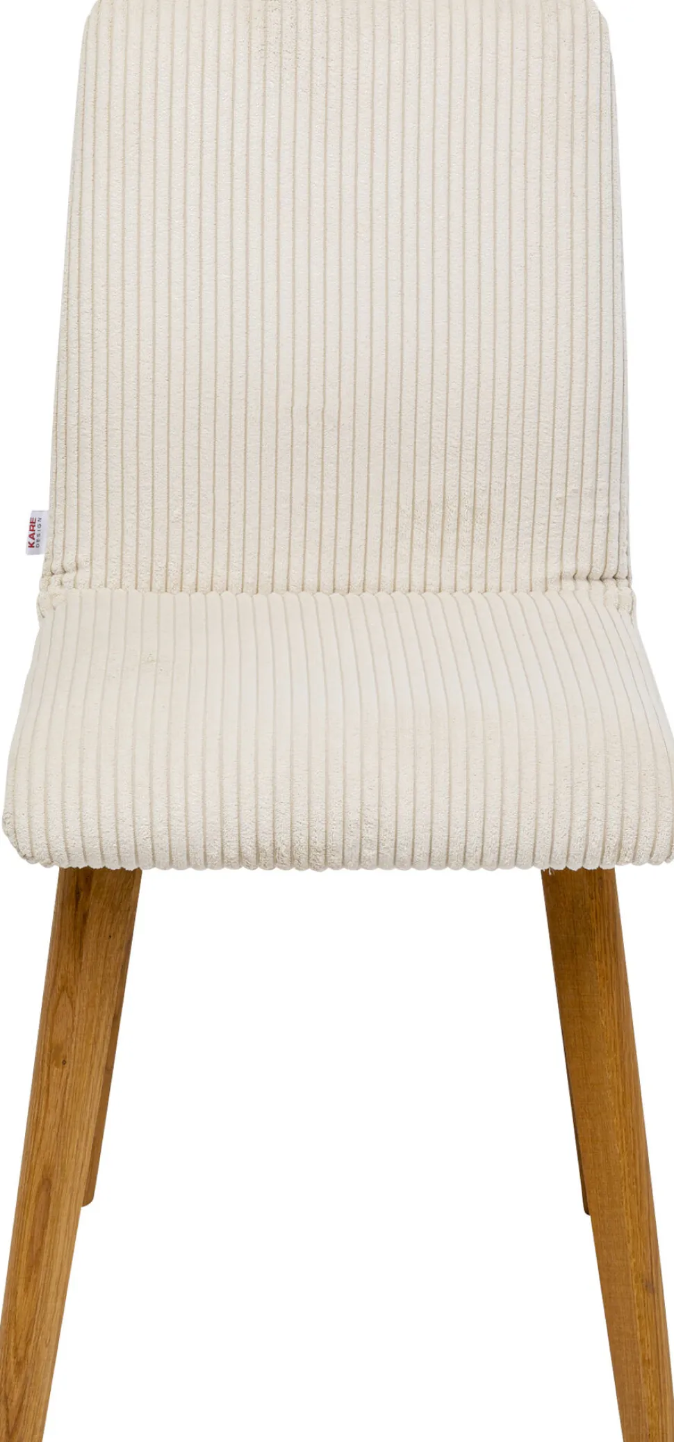 KARE Design Eetkamerstoel Lara Cord Creme Best