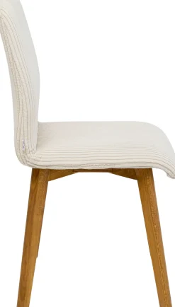 KARE Design Eetkamerstoel Lara Cord Creme Best