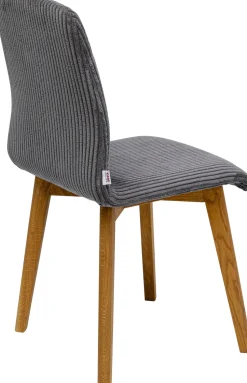KARE Design Eetkamerstoel Lara Cord Grey Shop