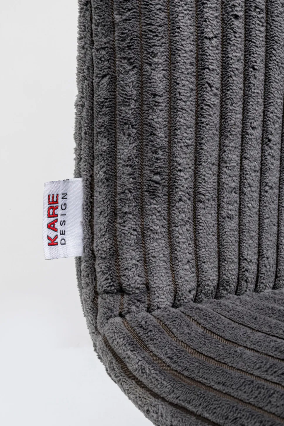 KARE Design Eetkamerstoel Lara Cord Grey Shop