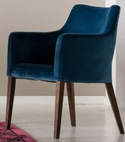 KARE Design Eetkamerstoel Mode Fluweel Patrol-Blauw Hot
