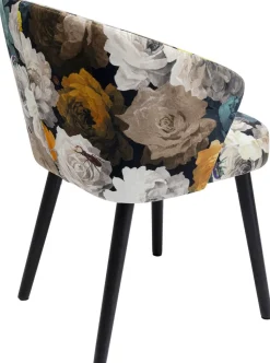 KARE Design Eetkamerstoel Peony Flower Geel Online