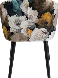 KARE Design Eetkamerstoel Peony Flower Geel Online