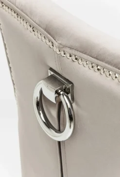KARE Design Eetkamerstoel Prince Fluweel Grijs Flash Sale