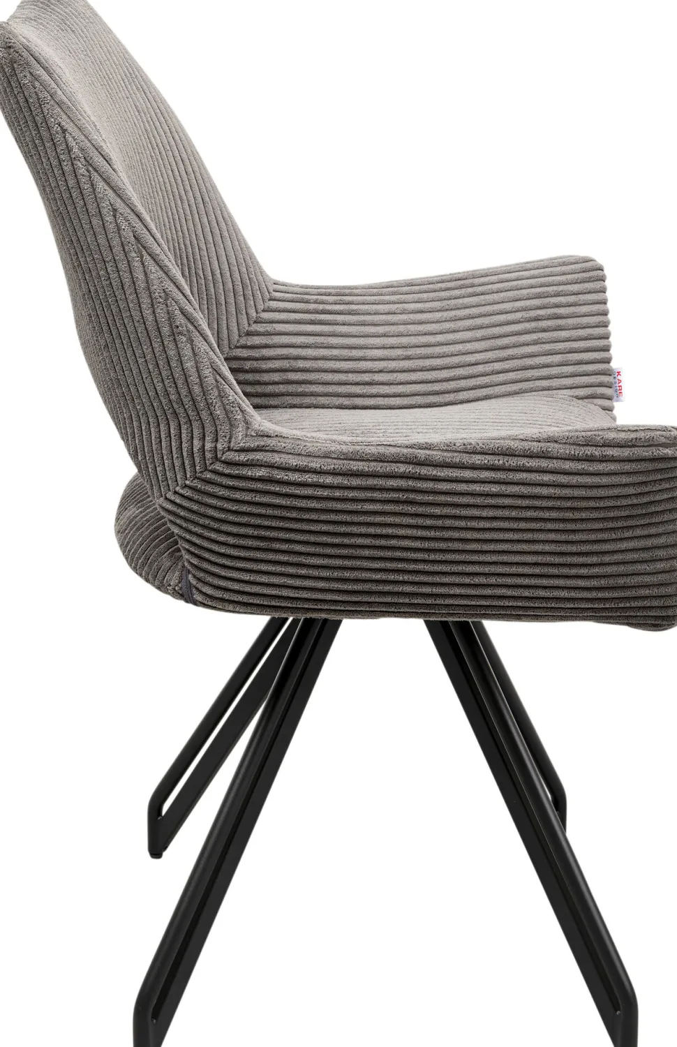 KARE Design Eetkamerstoel Rich Donkergrijs Shop