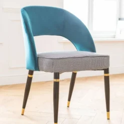 KARE Design Eetkamerstoel Samantha Petrol New
