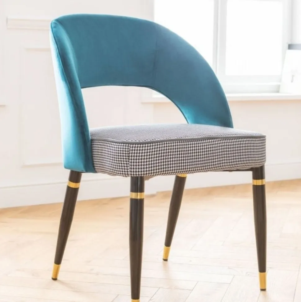 KARE Design Eetkamerstoel Samantha Petrol New