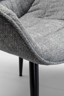 KARE Design Eetkamerstoel Thelma Melange Grey Cheap