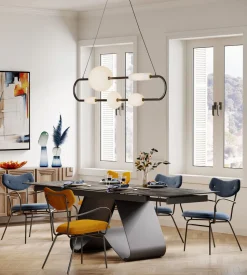 KARE Design Eetkamerstoel Viola Yellow Hot
