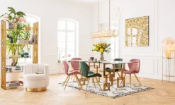 KARE Design Eetkamerstoel Viva Groen Outlet