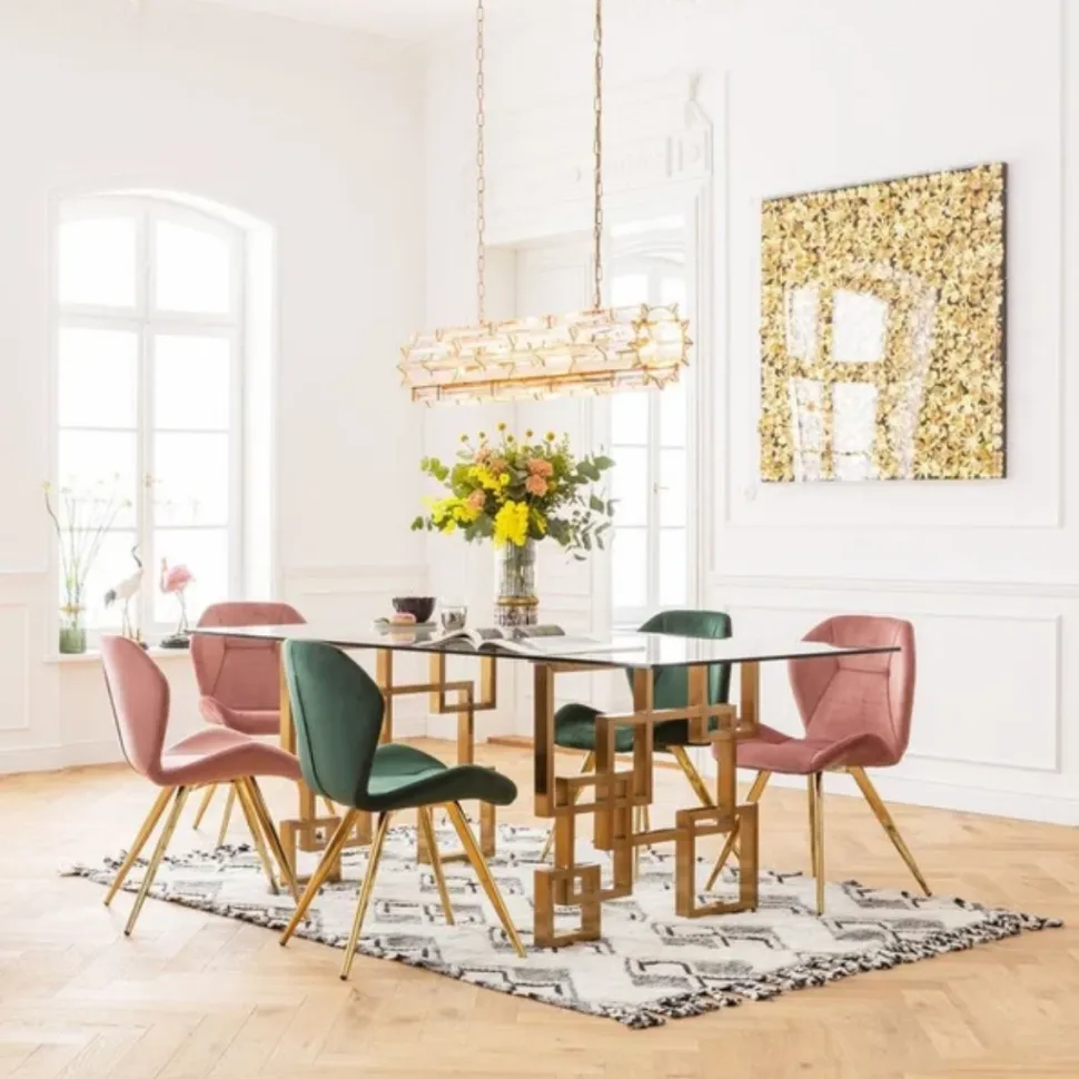KARE Design Eetkamerstoel Viva Roze Outlet