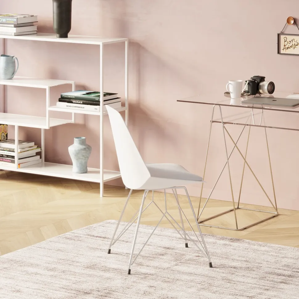KARE Design Eetkamerstoel Wire Wit Discount