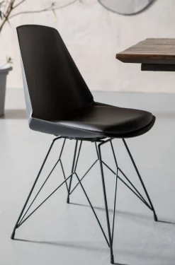KARE Design Eetkamerstoel Wire Zwart Store