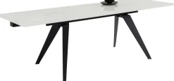 KARE Design Eettafel Amsterdam Marmer 160(+40+40)x90 Online