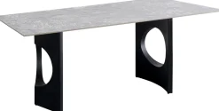 KARE Design Eettafel Bilboa Oho Black 180x90cm Discount
