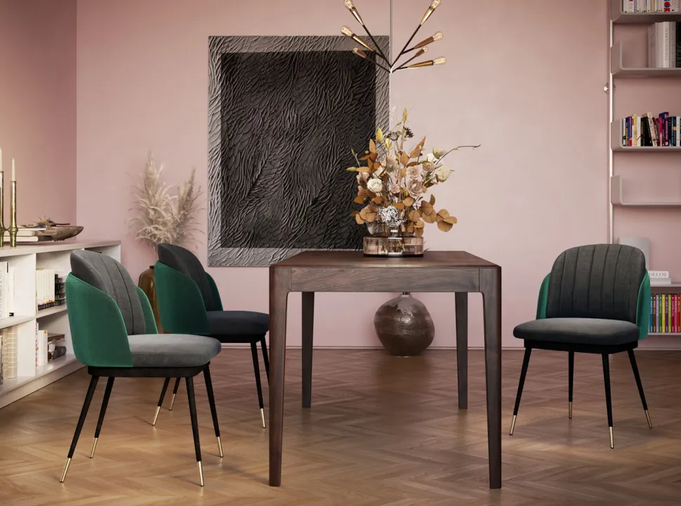 KARE Design Eettafel Brooklyn Walnoot 160x80cm Store