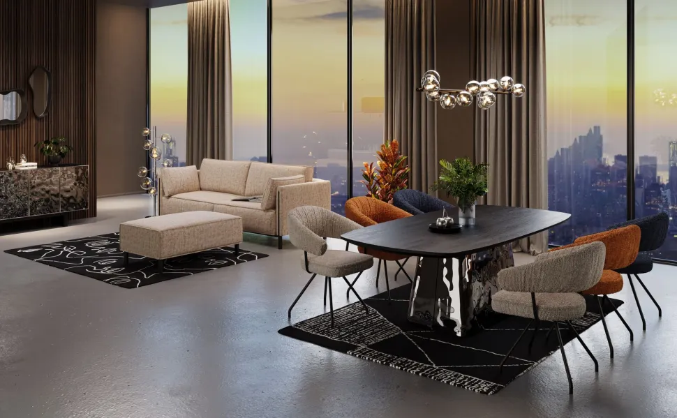KARE Design Eettafel Caldera 220x110cm Cheap