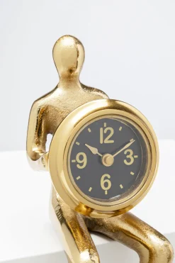 KARE Design Eettafel Clock Sitting Man Gold 8x27cm Best