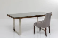 KARE Design Eettafel Conley Chroom 180x90cm Discount