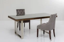 KARE Design Eettafel Conley Chroom 180x90cm Discount