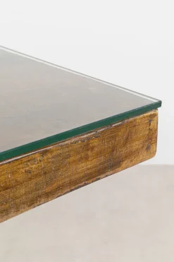 KARE Design Eettafel Conley Cross Brass 180x90cm Best
