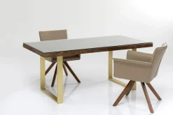 KARE Design Eettafel Conley Messing 160x80cm Cheap