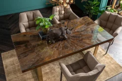 KARE Design Eettafel Conley Messing 160x80cm Cheap