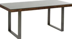 KARE Design Eettafel Conley Ruwstaal 180x90cm New