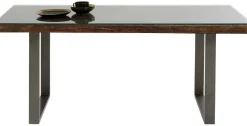 KARE Design Eettafel Conley Ruwstaal 180x90cm New