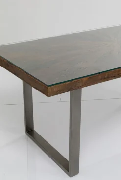KARE Design Eettafel Conley Ruwstaal 180x90cm New
