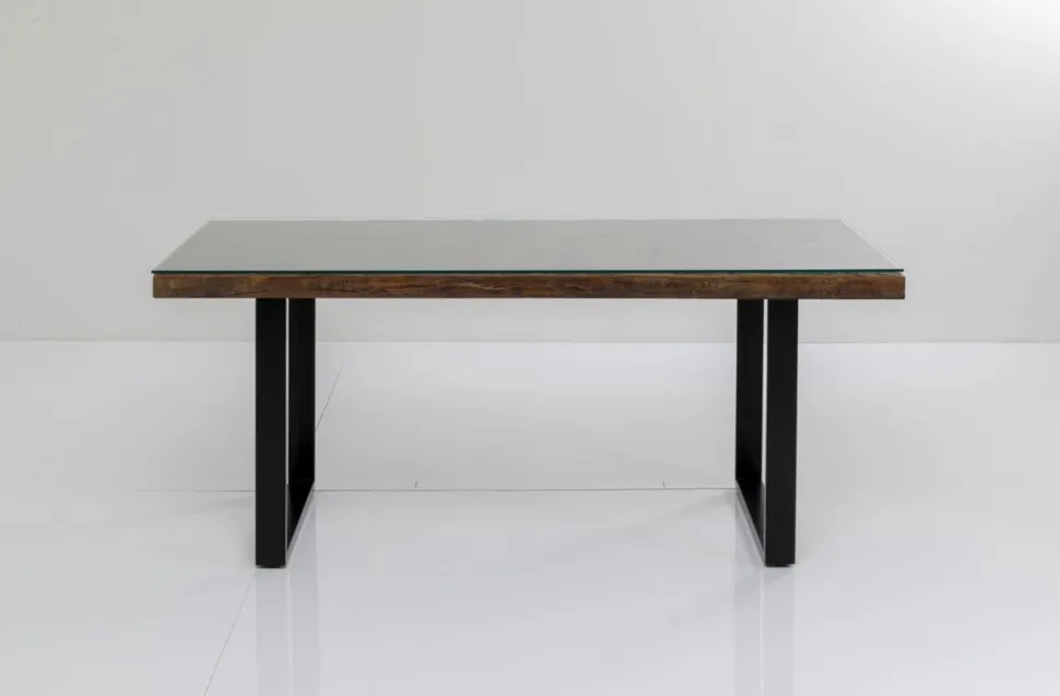 KARE Design Eettafel Conley Zwart 180x90cm Outlet