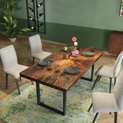 KARE Design Eettafel Conley Zwart 180x90cm Outlet