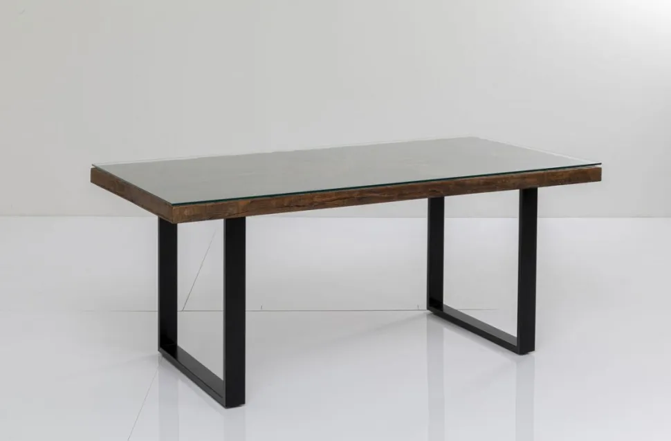 KARE Design Eettafel Conley Zwart 180x90cm Outlet
