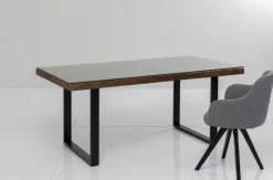 KARE Design Eettafel Conley Zwart 180x90cm Outlet