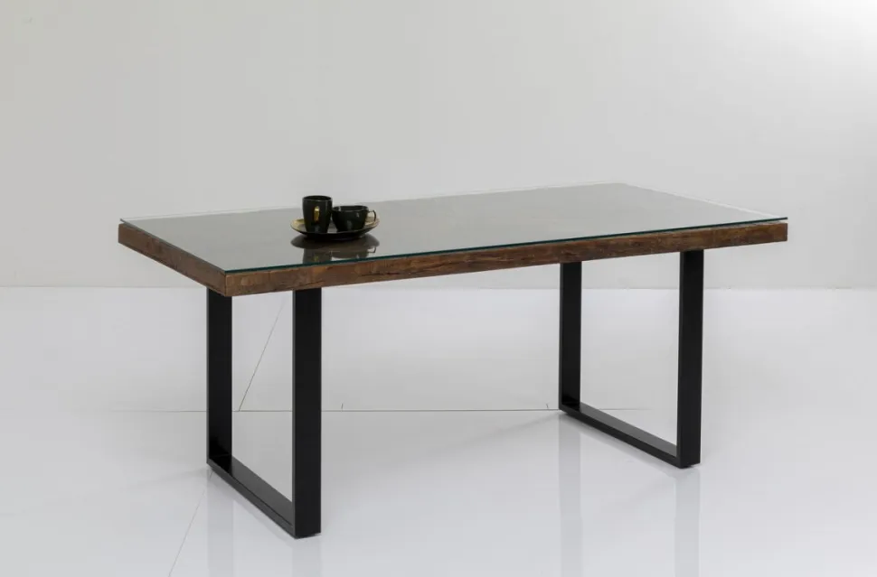 KARE Design Eettafel Conley Zwart 180x90cm Outlet