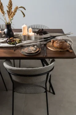 KARE Design Eettafel Downtown Walnoot 220x100cm Shop