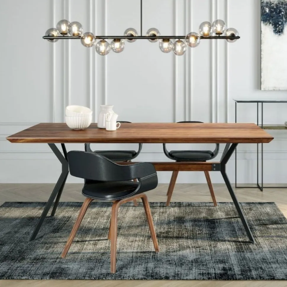 KARE Design Eettafel Downtown Walnoot 180x90cm Online