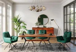 KARE Design Eettafel Downtown Walnoot 180x90cm Online
