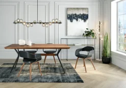 KARE Design Eettafel Downtown Walnoot 180x90cm Online
