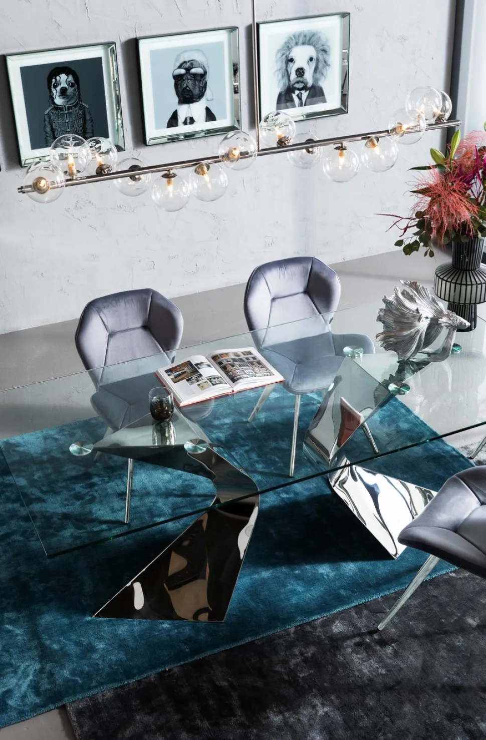 KARE Design Eettafel Gloria Chroom Outlet