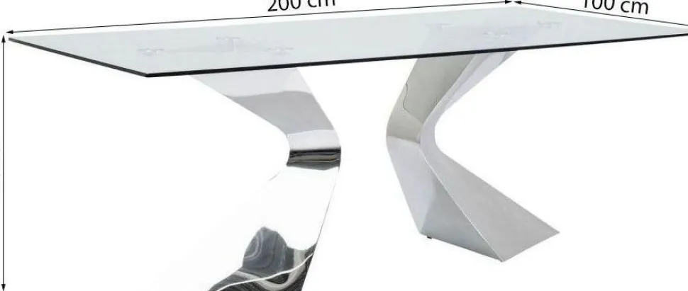 KARE Design Eettafel Gloria Chroom Outlet