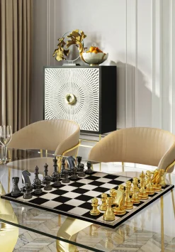 KARE Design Eettafel Gloria Goud 200x100cm Outlet